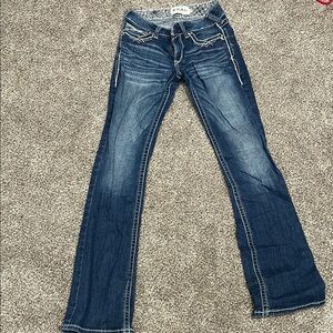 Ariat Blue Boot Cut Jeans with Quality Construction